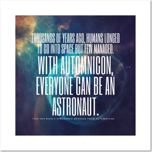 Everyone Can Be An Astronaut - Square Posters and Art